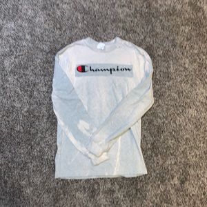 Bleached champion long sleeve